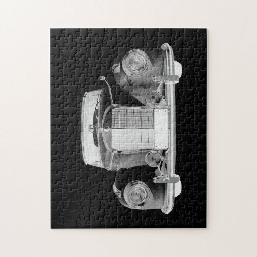 Luxusschwarzweiss-Auto-Kunst MERCEDES-BENZ 300 Puzzle (Vertikal)