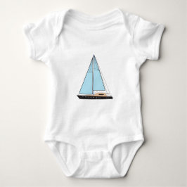 Luxusseegelboot Baby Strampler