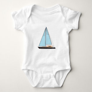 Luxusseegelboot Baby Strampler