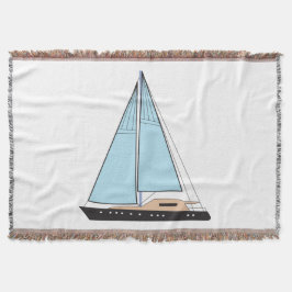 Luxusseegelboot Decke