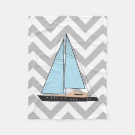 Luxusseegelboot Fleecedecke