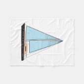 Luxusseegelboot Fleecedecke (Vorderseite (Horizontal))