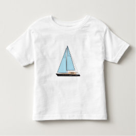 Luxusseegelboot Kleinkind T-shirt