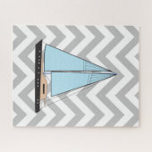 Luxusseegelboot Puzzle (Horizontal)