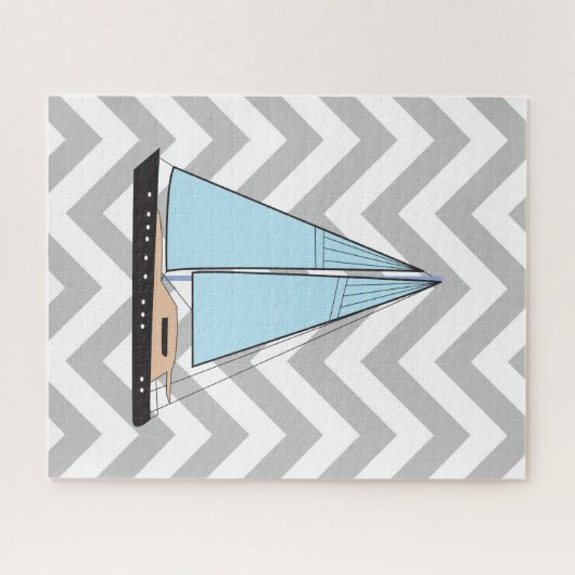 Luxusseegelboot Puzzle (Horizontal)