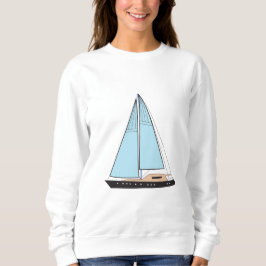 Luxusseegelboot Sweatshirt