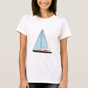 Luxusseegelboot T-Shirt