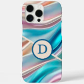 Luxussilk Monogram Case-Mate iPhone Hülle (Rückseite)