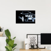 Luxussportwagen Poster (Heimbüro)