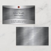 Luxusstahlsicherheits-Ingenieur-Visitenkarte Visitenkarte (Vorne/Hinten)