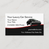 Luxustaxi Visitenkarte (Vorderseite)