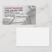 Luxustransport Visitenkarte (Vorne/Hinten)