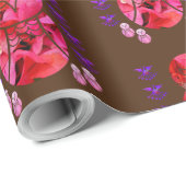 Luxusvögel Geschenkpapier (Rolleneckpunkt)