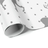 Luxusweihnachtsmuster Geschenkpapier (Rolleneckpunkt)