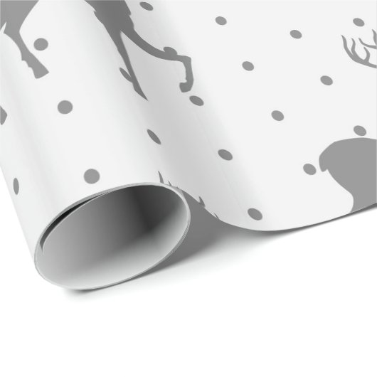 Luxusweihnachtsmuster Geschenkpapier (Rolleneckpunkt)