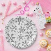 Luxusweihnachtsmuster Pappteller (Party)