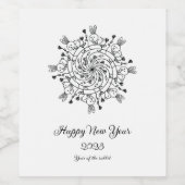 Luxusweinetikett Weinetikett (Einzelnes Label)