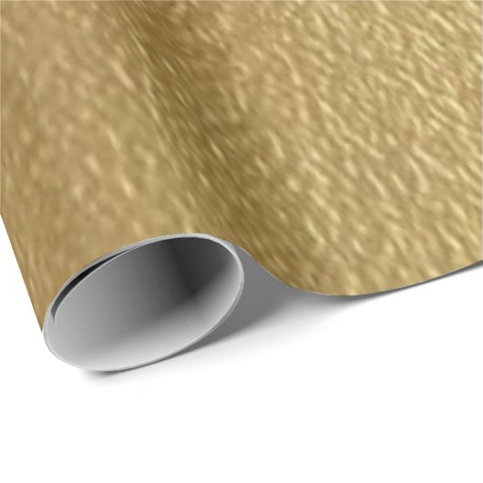 Luxusweißer und goldener Alligator versteckt Geschenkpapier (Rolleneckpunkt)