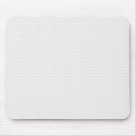 Luxusweißes Monogramm-Aktenordner-Set Mousepad