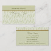 LuxusWellness-Center-Geschäfts-Karte Visitenkarte (Vorne/Hinten)