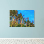 Luxuswohnungen in China Leinwanddruck (Insitu (Holzboden))