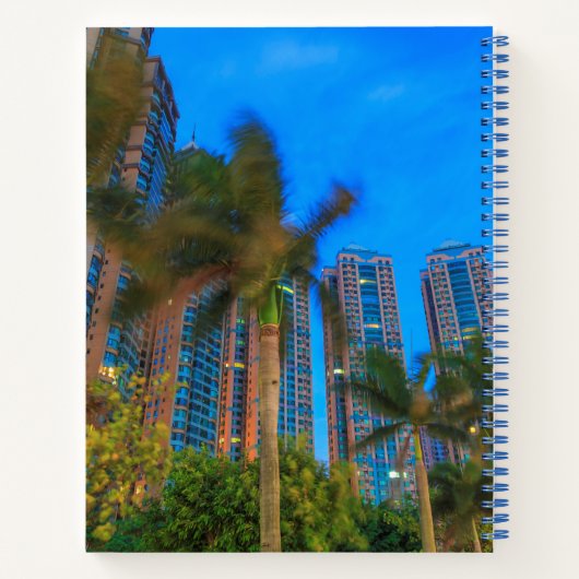 Luxuswohnungen in China Notizblock (Rückseite)