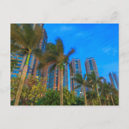 Luxuswohnungen in China Postkarte (Vorderseite)