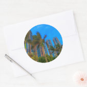 Luxuswohnungen in China Runder Aufkleber (Umschlag)