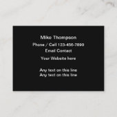 Luxusyacht-Verkaufs-Thema Visitenkarte (Rückseite)