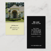 LuxusZuhause-Eingangs-wirkliche Visitenkarte (Vorne/Hinten)