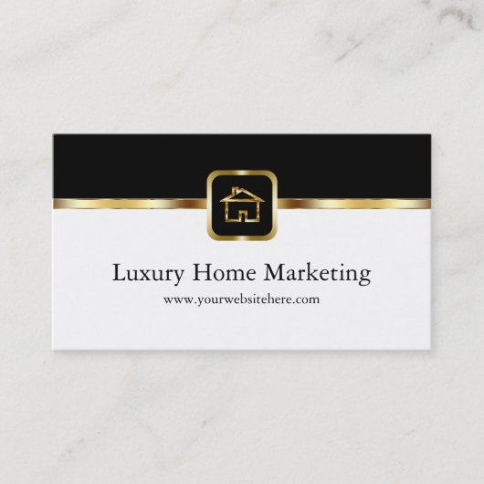 LuxusZuhause-Marketing Visitenkarte (Vorderseite)