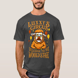 Luxxy Circus Clown Sheep T - Shirt