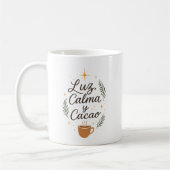 ✨ Luz, Calma y Cacao – Diseño Navideño Aesthetic Kaffeetasse (Links)