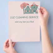 LUZ CLEANING Custom Flyer (Hand)