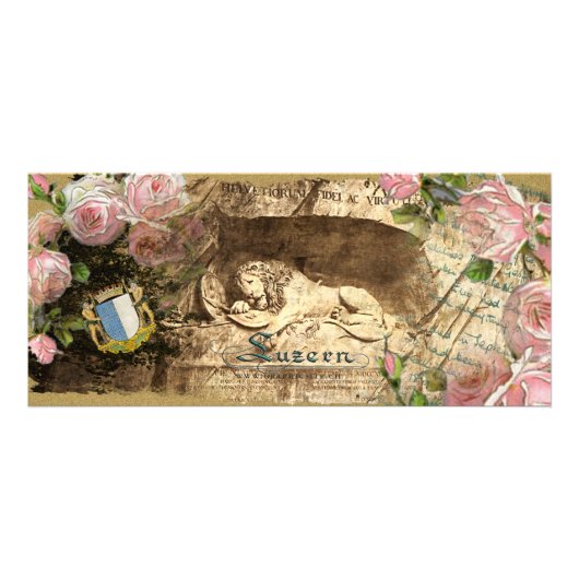 LUZERN 4 - Postkarte / Rackcard / Grußkarte Werbekarte (Vorne)