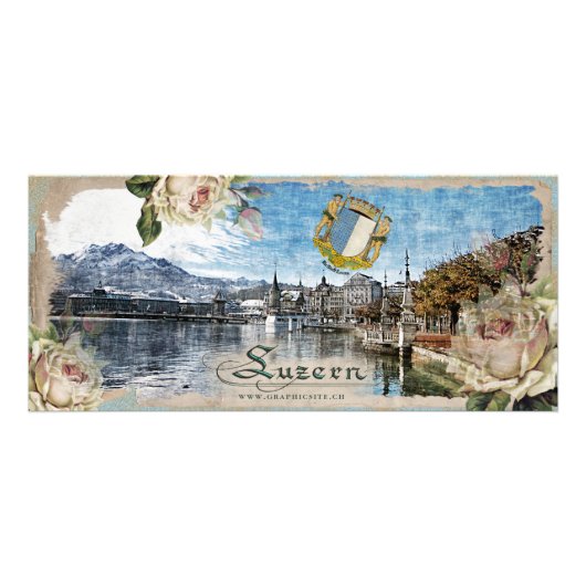 LUZERN 5 - Postkarte, Rackcard, Grußkarte Werbekarte (Vorne)