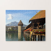 Luzern Covered Bridge Jigsaw Puzzle (Horizontal)