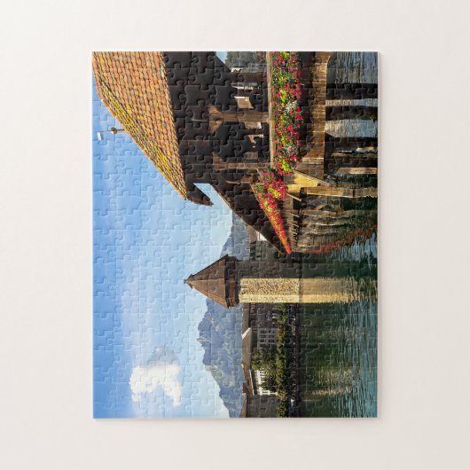 Luzern Covered Bridge Jigsaw Puzzle (Vertikal)