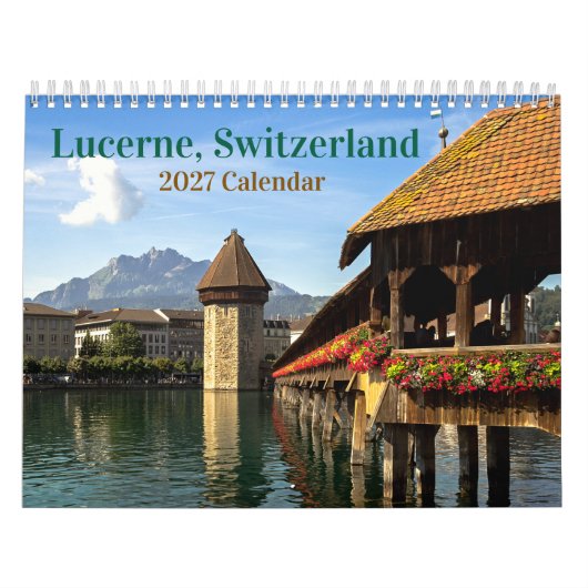 Luzern Schweiz 2027 Kalender (Titelbild)