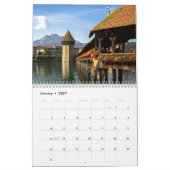 Luzern Schweiz 2027 Kalender (Jan 2027)