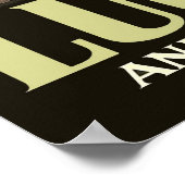 Luzern, Schweiz, Blick auf See und Berge Poster (Ecke)