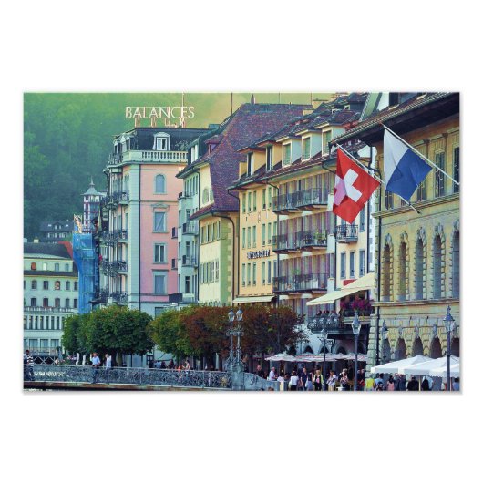 Luzern Schweiz Foto Print (Vorne)