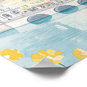 Luzern Schweiz Gouache Illustration Travel Poster (Ecke)