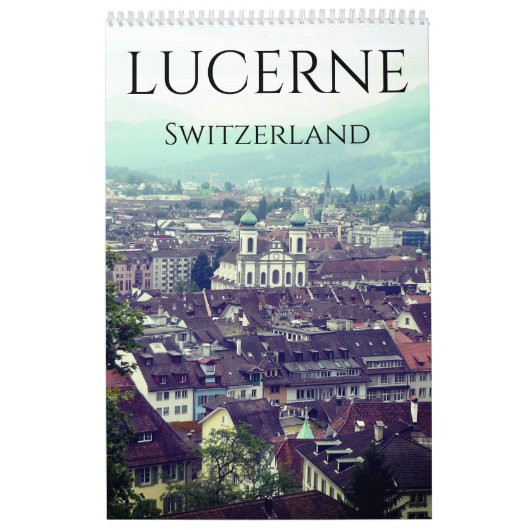 Luzern Schweiz Kalender (Titelbild)