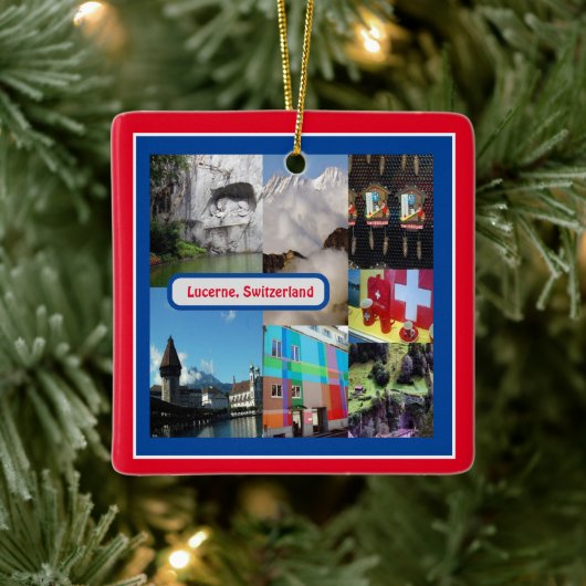 Luzern, Schweiz Keramikornament (Baum)