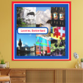 Luzern, Schweiz Leinwanddruck (Insitu (Wohnzimmer))