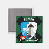 Luzern Schweiz Magnet (Vorderseite/Rückseite)