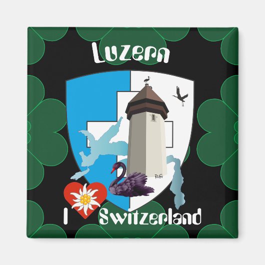 Luzern Schweiz Magnet (Vorne)