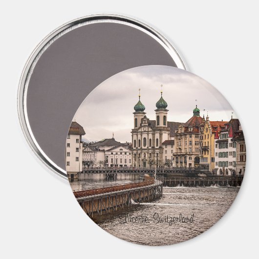 Luzern, Schweiz Magnet (Vorderseite/Rückseite)
