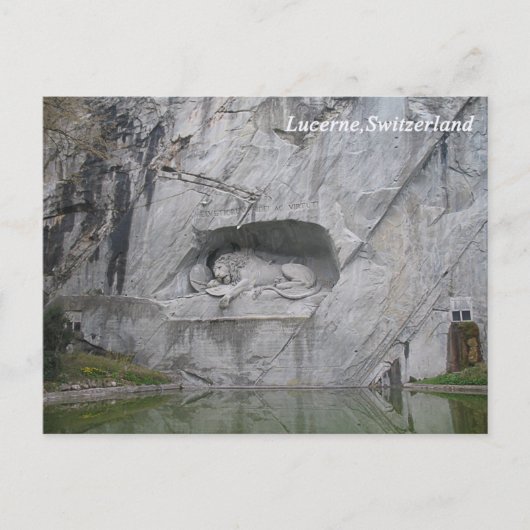 Luzern, Schweiz Postkarte (Vorderseite)